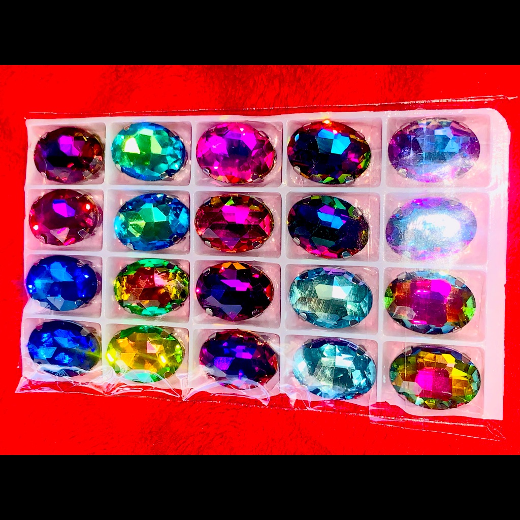 Mm European Crystal Diy 10 Sets Rainbow Colors